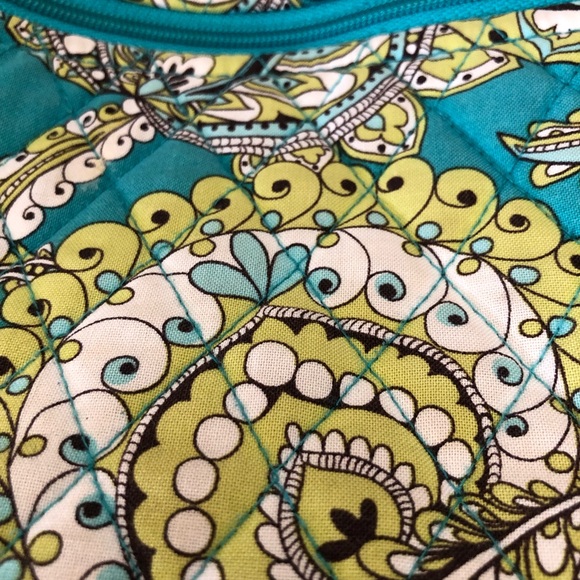 Vera Bradley Women's Small Shoulder Purse Top Zipper Closure - Picture 9 of 14